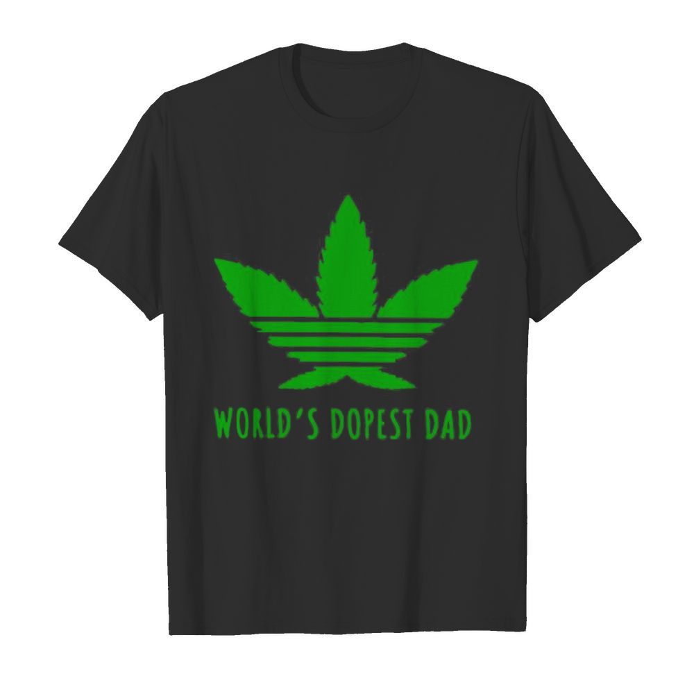 Adidas Weed Cannabis World’s Best Dad shirt