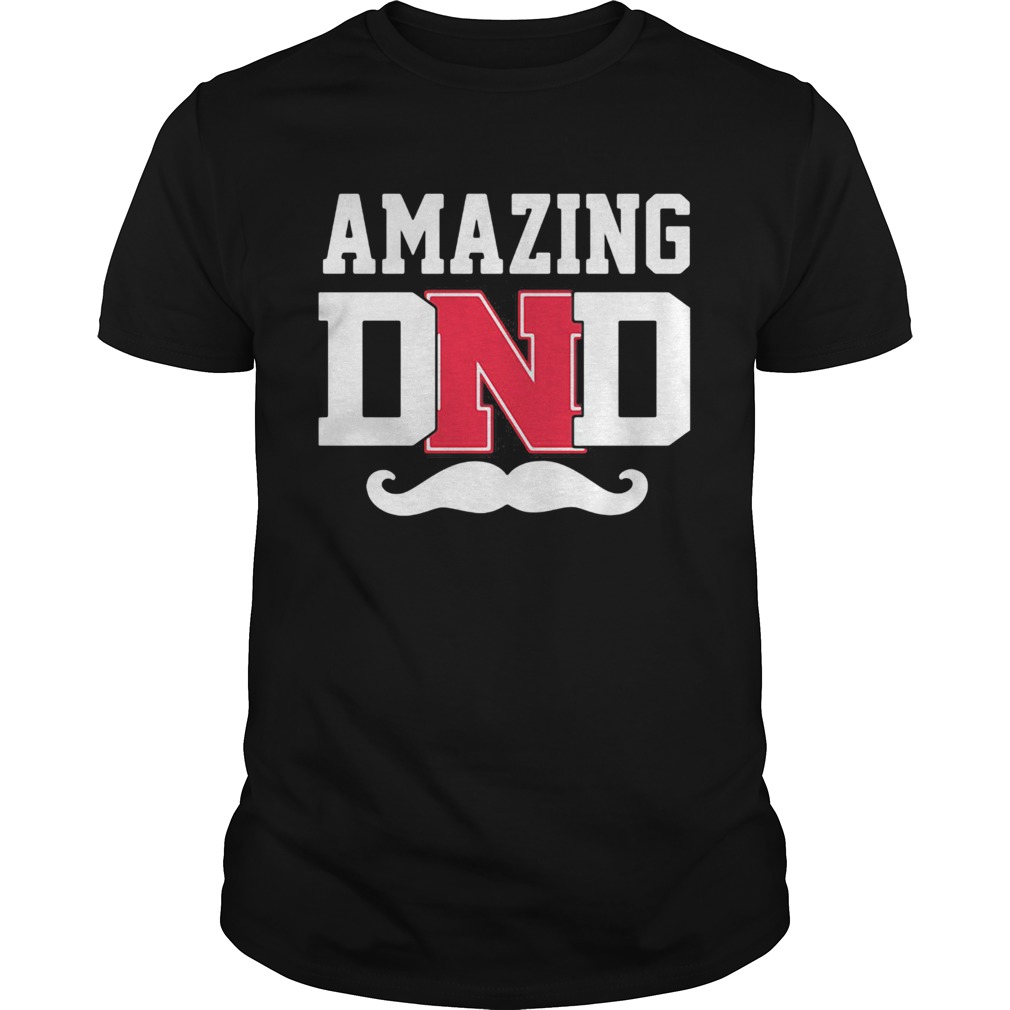 Amazing dad beard nebraska cornhuskers happy fathers day shirt