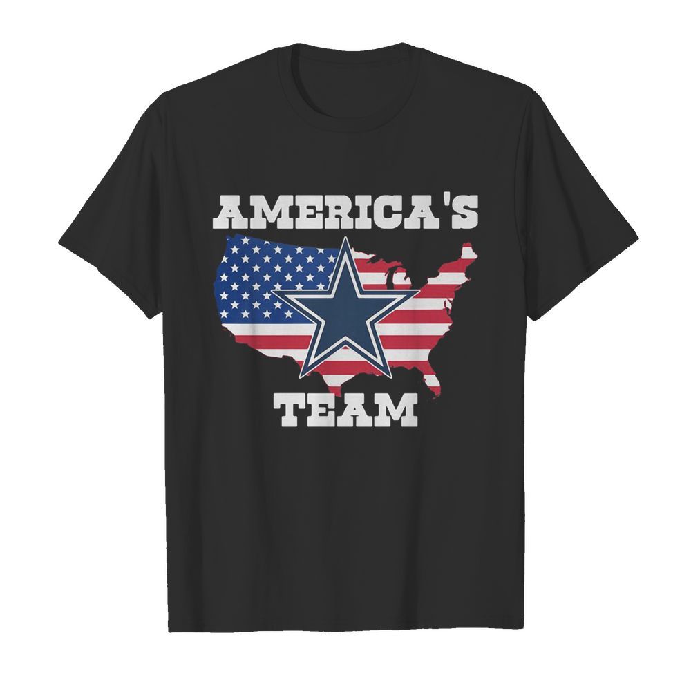 America’s team American flag veteran Independence Day Dallas Cowboys shirt