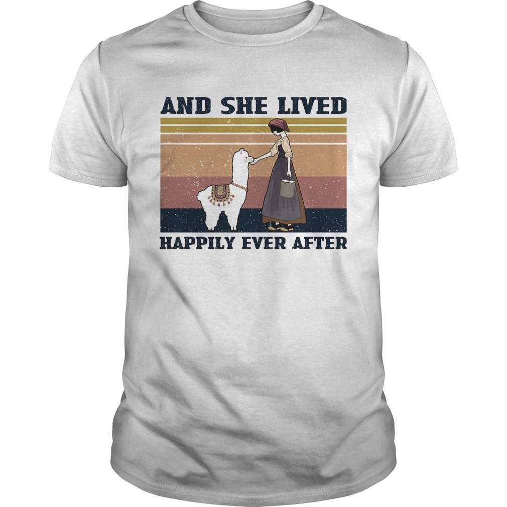 And she lives happily ever after vintage shirt