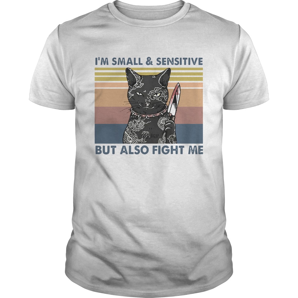 Assassin Black Cat Im SmallSensitive But Also Fight Me Vintage  Unisex