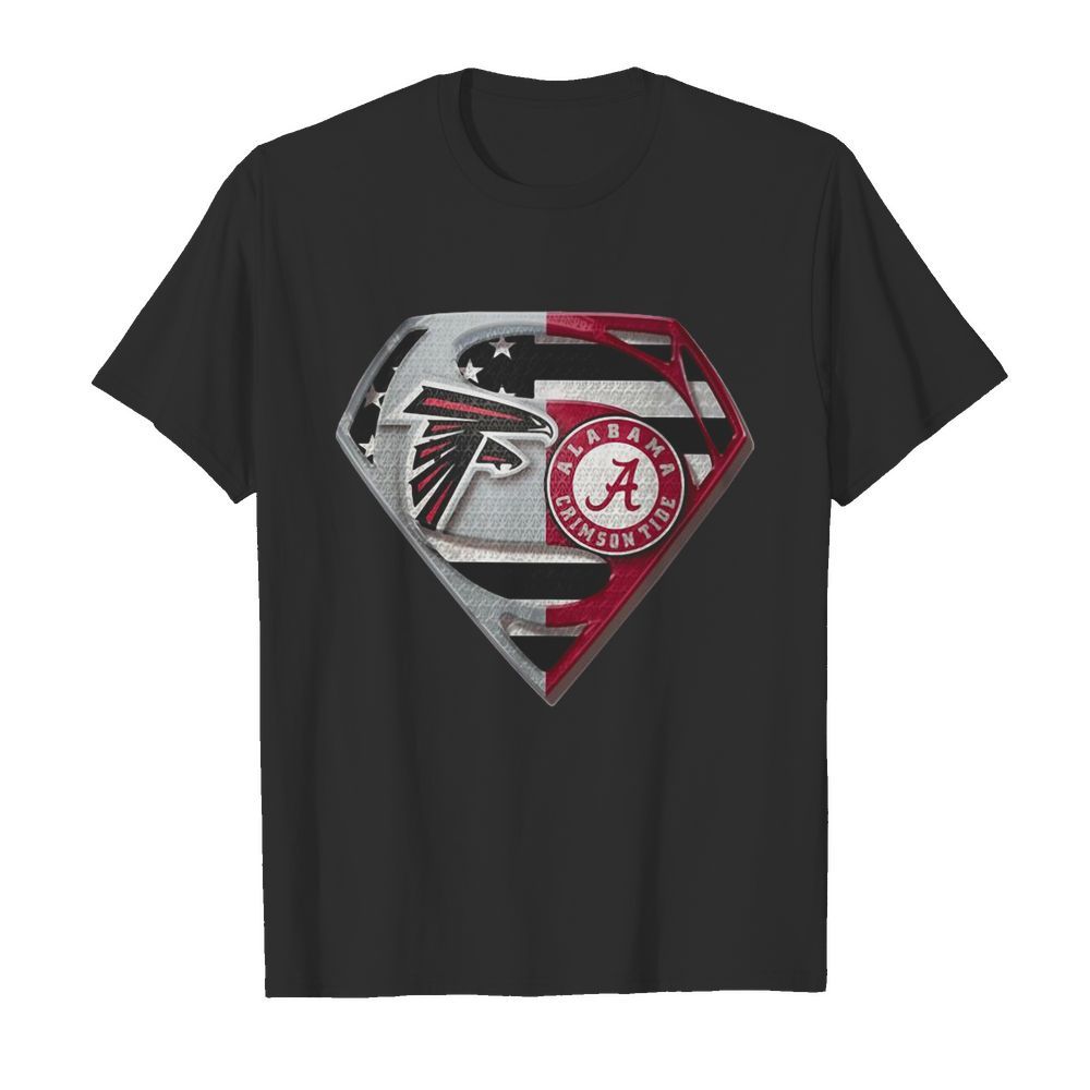 Atlanta Falcons And Alabama Crimson Tide Superman shirt