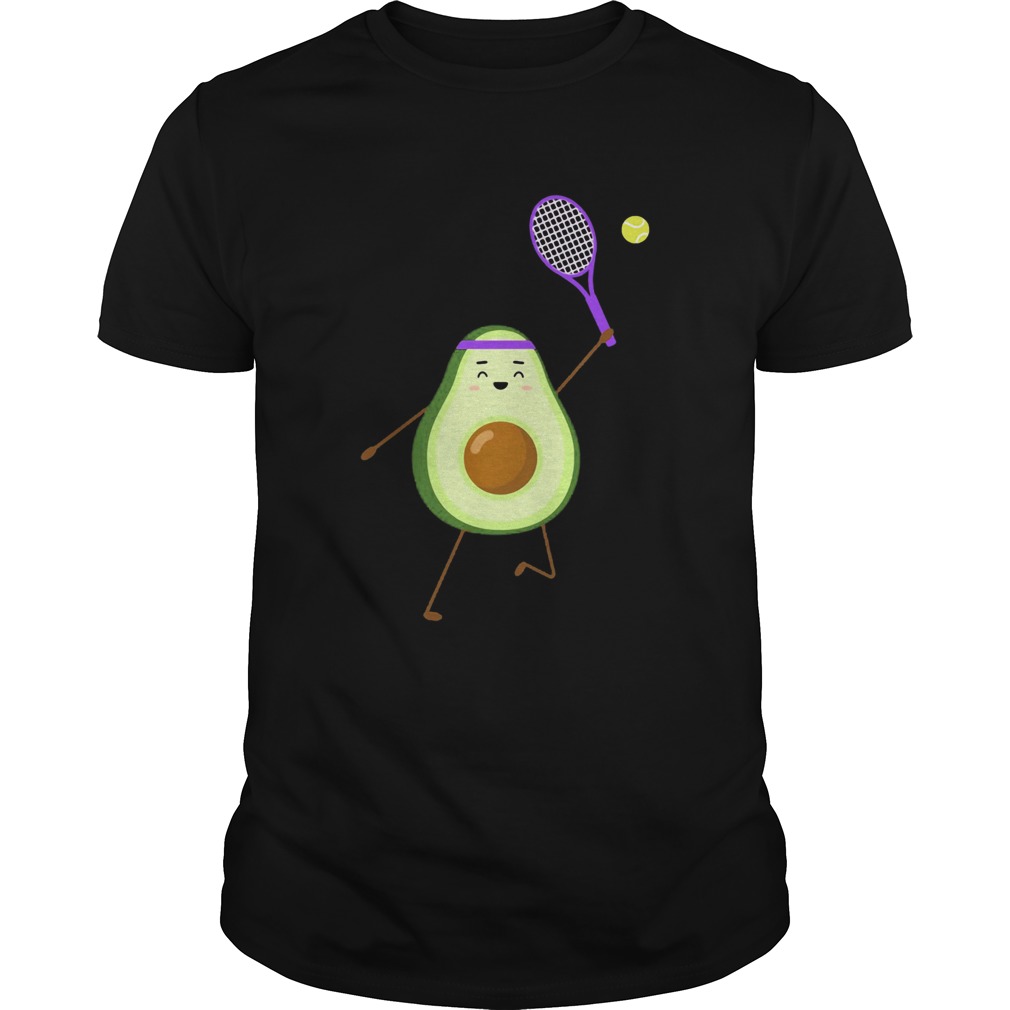 Avocado play tennis  Unisex