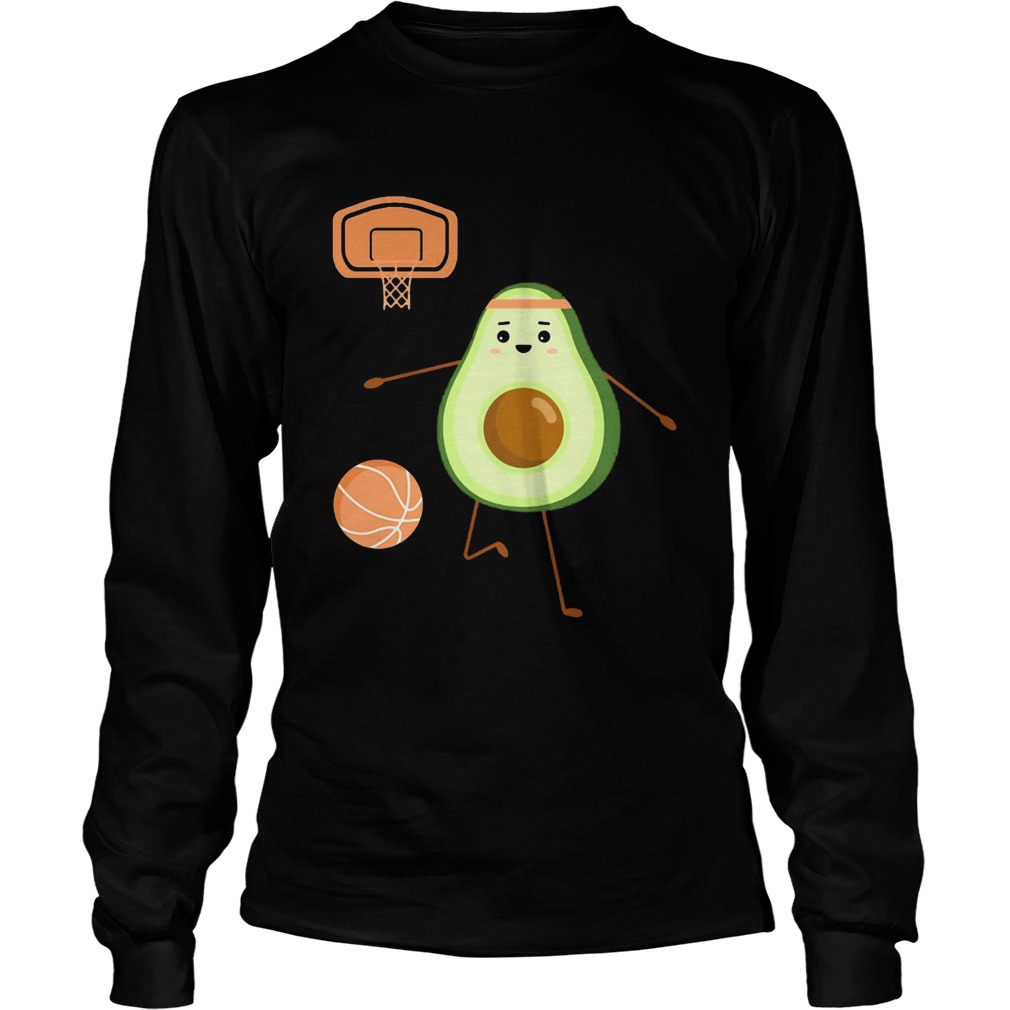 Avocado play volleyball  Long Sleeve