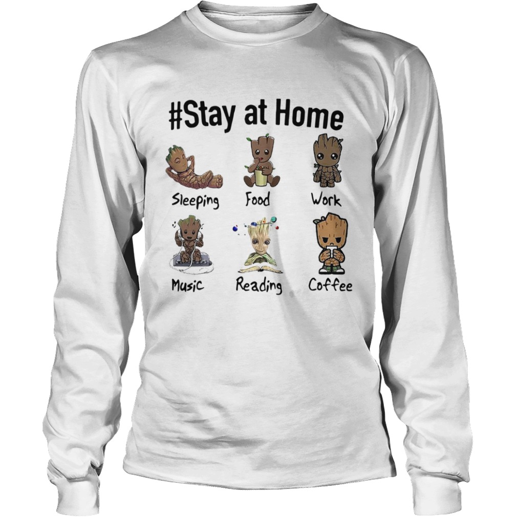 Baby Groot Stay At Home  Long Sleeve