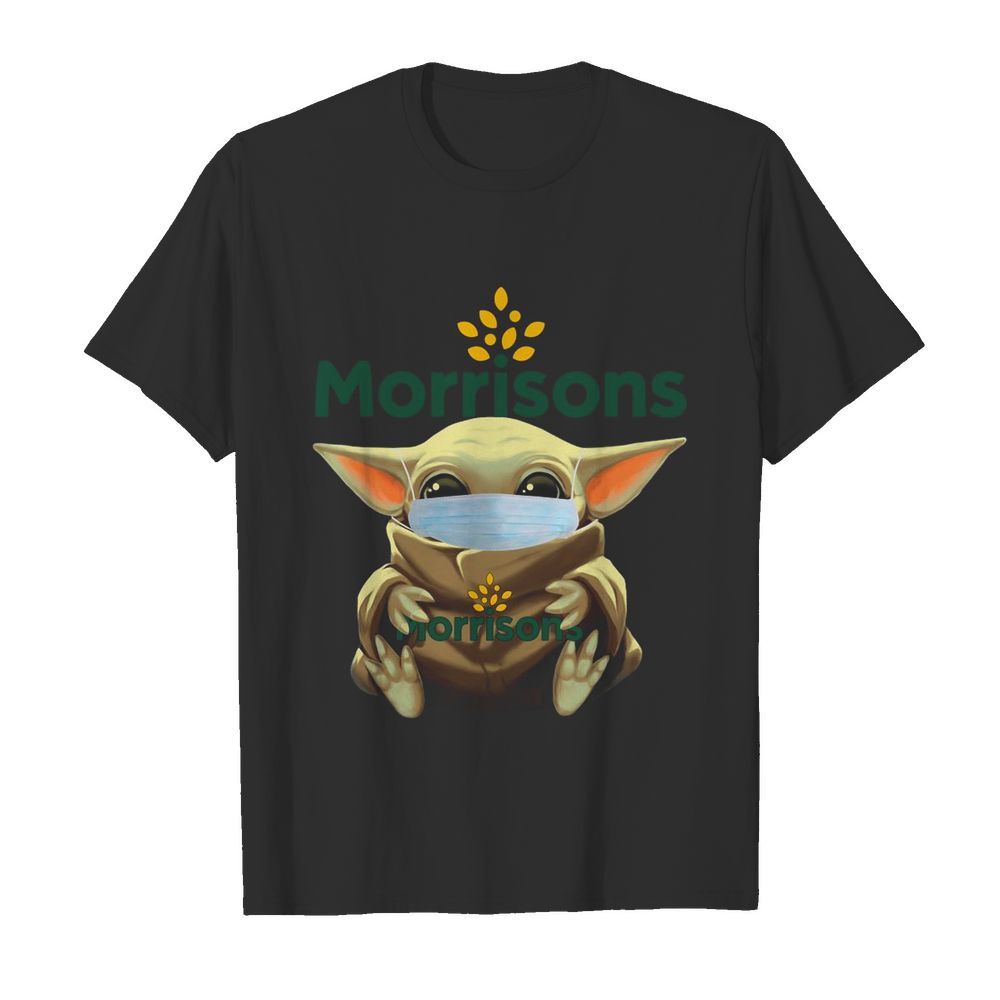 Baby Yoda Face Mask Hug Morrisons shirt