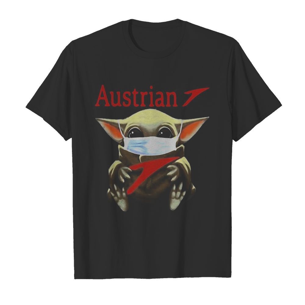 Baby Yoda Mask Hugging Austrian shirt