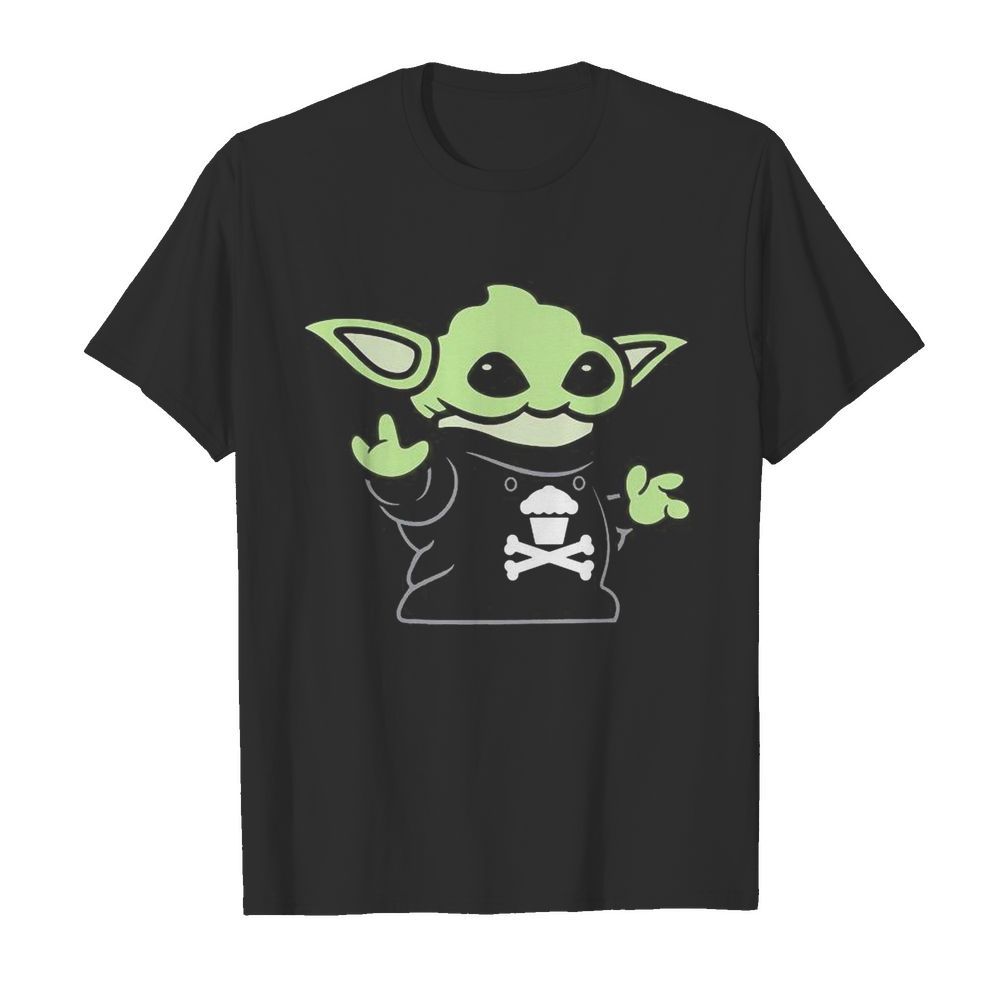 Baby Yoda Yodel Johnny Cupcakes shirt