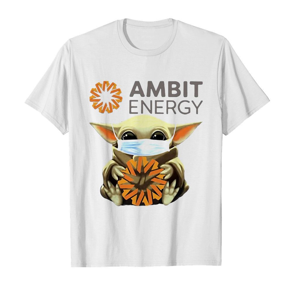 Baby Yoda hug Ambit Energy mask shirt