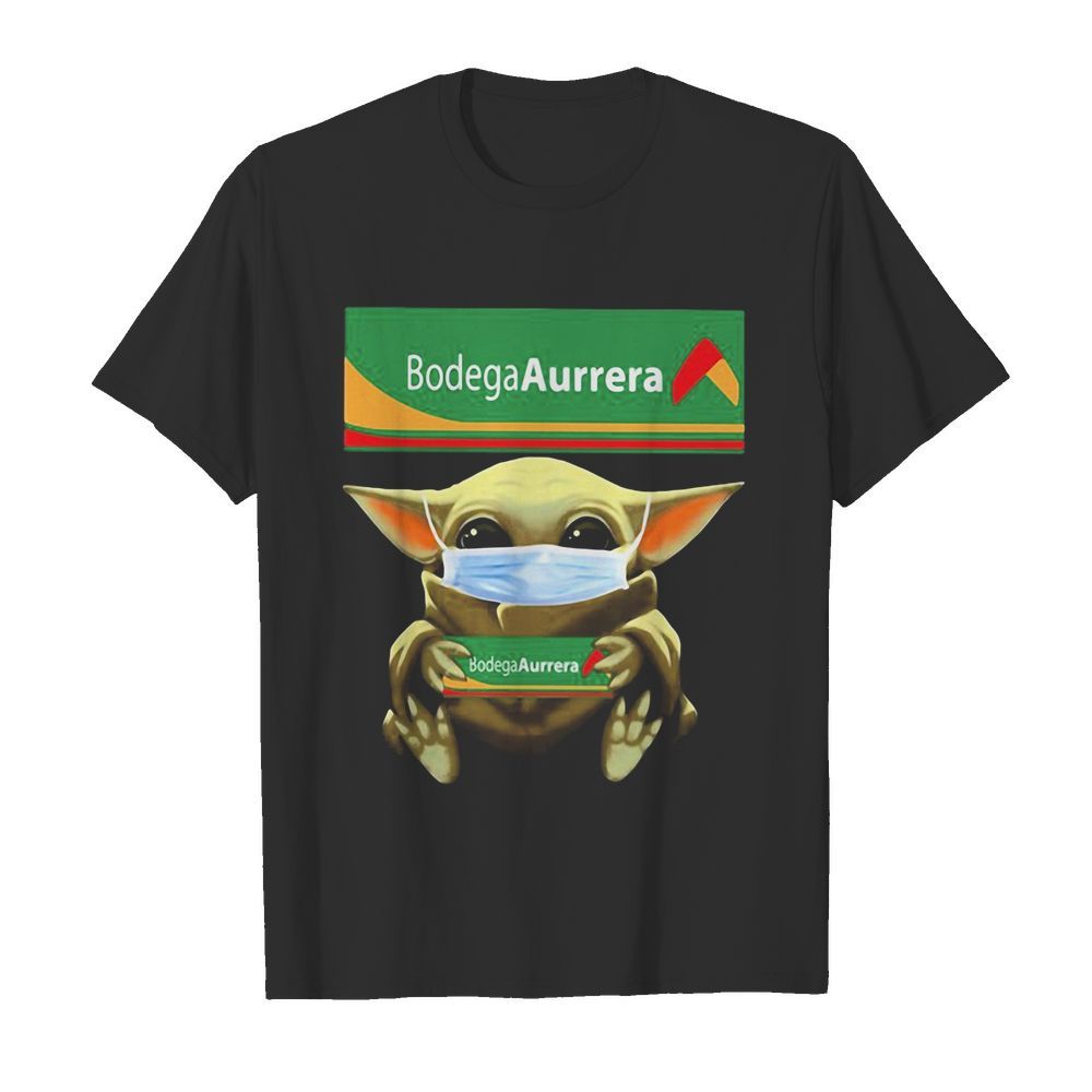 Baby Yoda hug Bodega Aurrera mask shirt