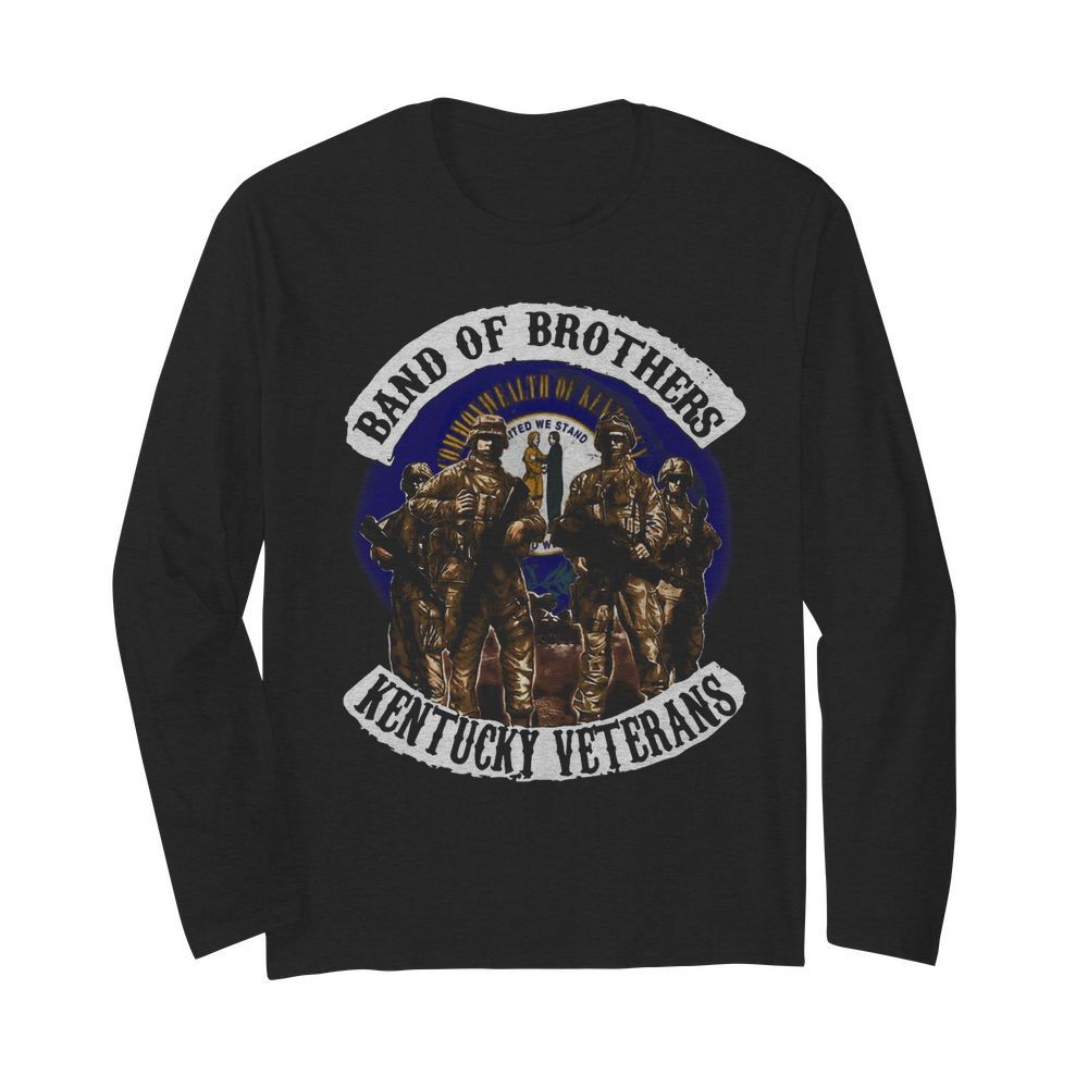 Band Of Brothers Kentucky Veterans  Long Sleeved T-shirt 