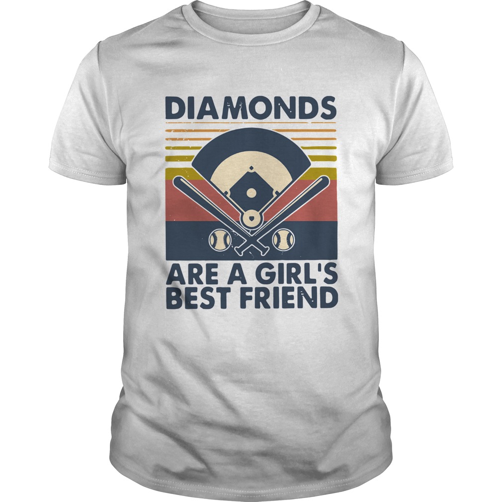 Baseball Diamonds Are A Girls Best Friend Vintage  Unisex