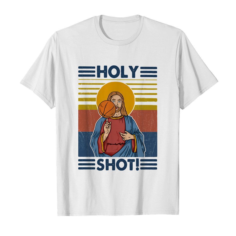 Basketball jesus holy shot vintage  Classic Men's T-shirt