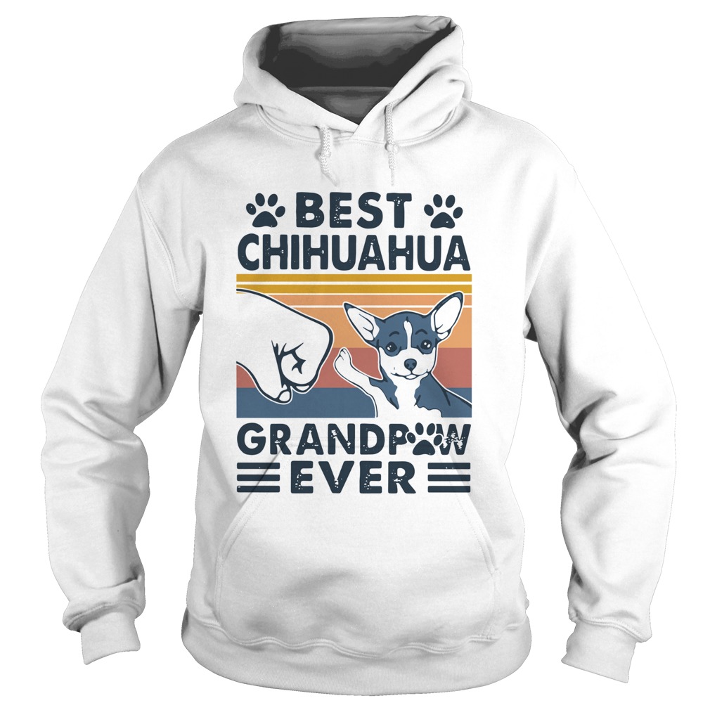 Best Chihuahua Grandpaw Ever Vintage  Hoodie