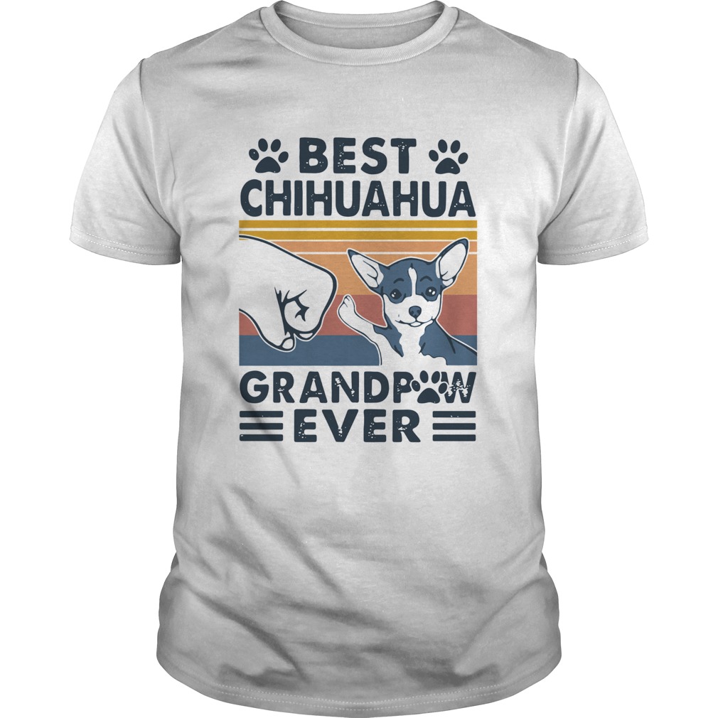 Best Chihuahua Grandpaw Ever Vintage  Unisex