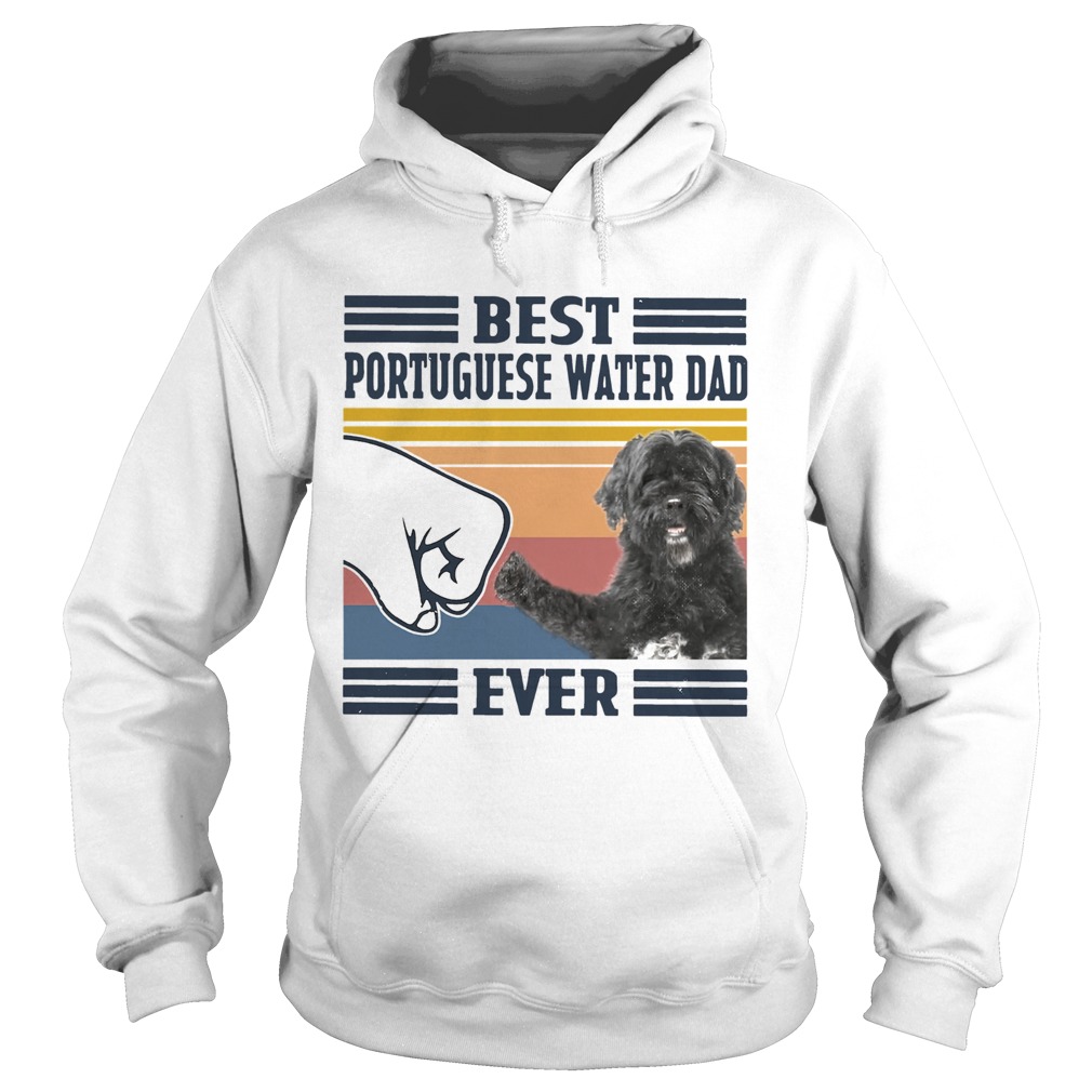 Best Portuguese Water Dad Ever Vintage  Hoodie