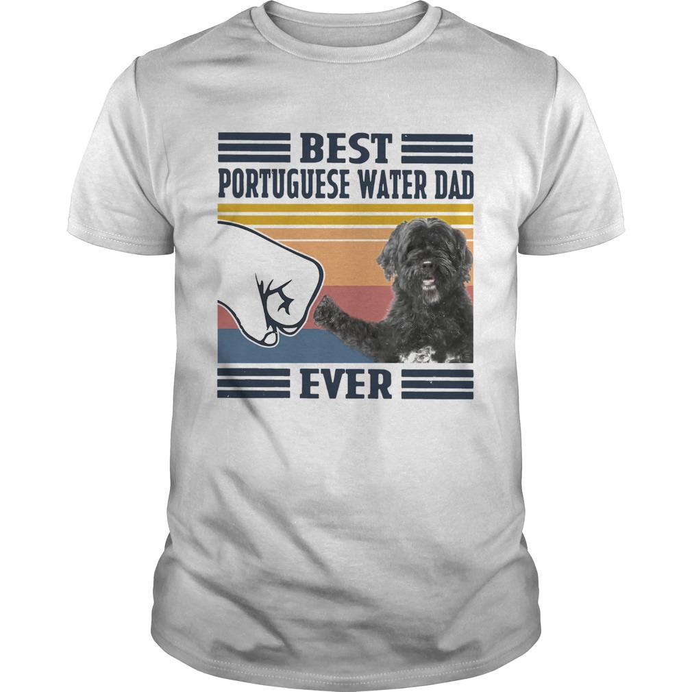 Best Portuguese Water Dad Ever Vintage  Unisex