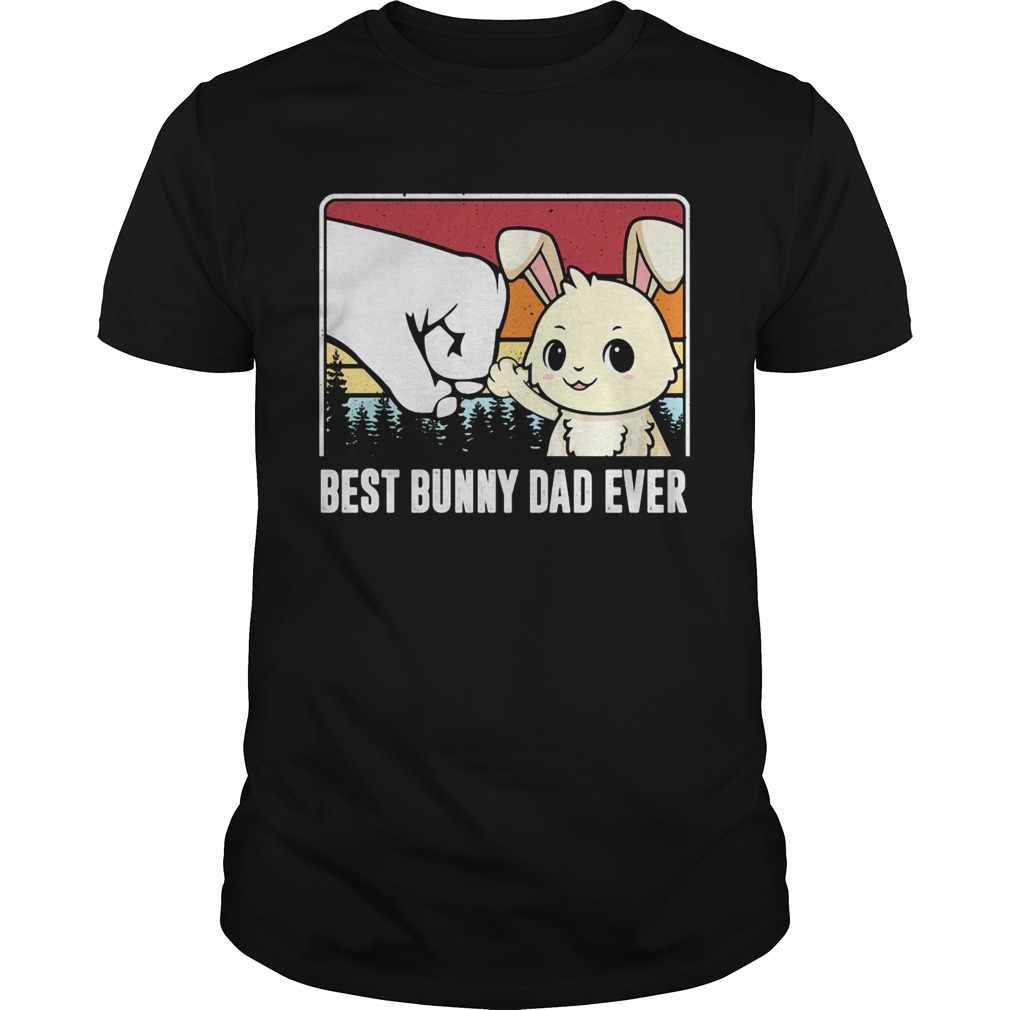 Best bunny dad ever vintage  Unisex