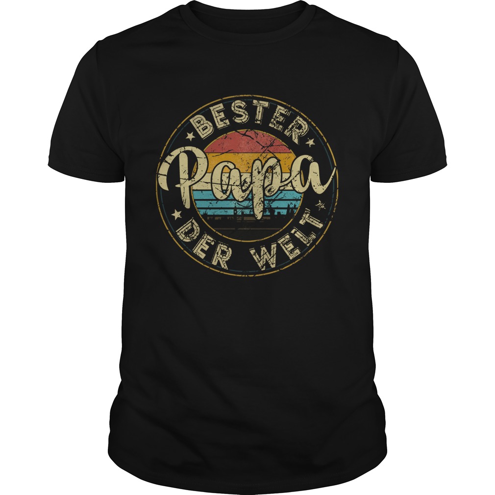 Bester Papa Der Welt Vintage shirt