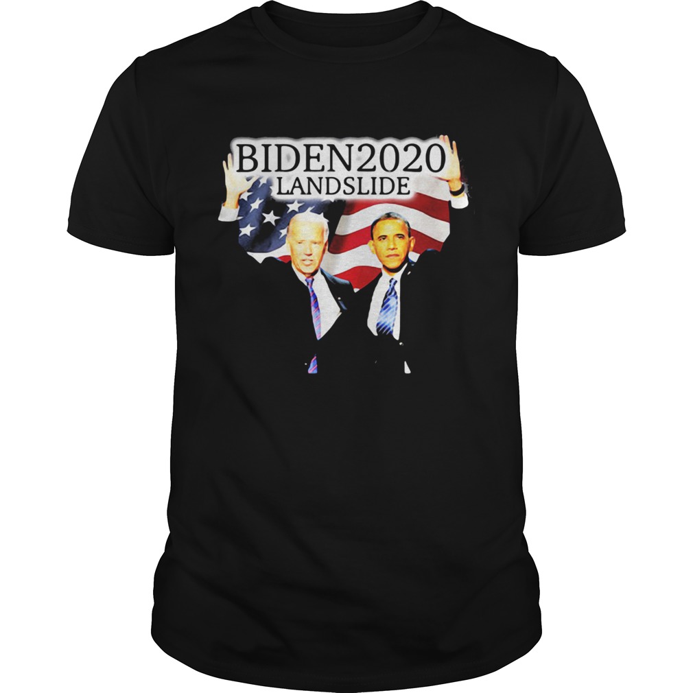 Biden 2020 Obama landslide American flag veteran Independence Day  Unisex