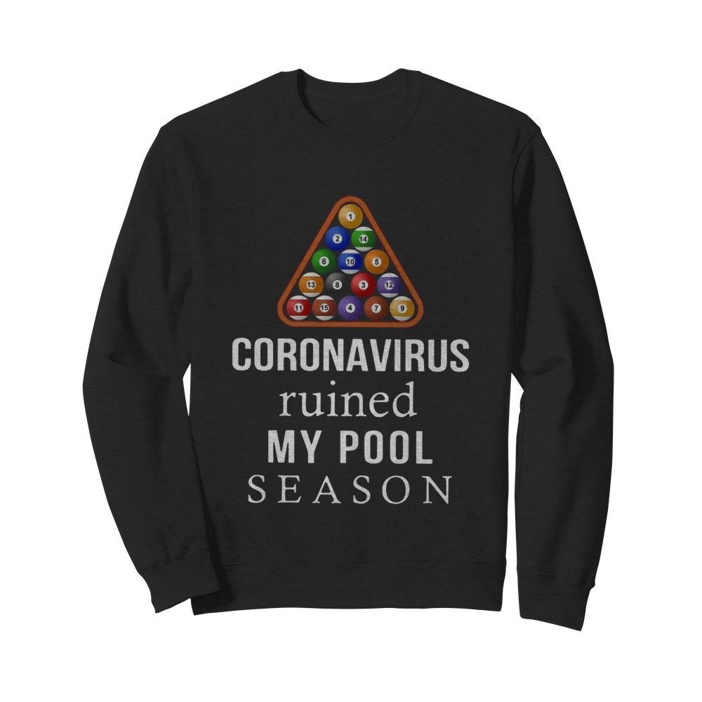 Billiard Coronavirus Ruined  Unisex Sweatshirt