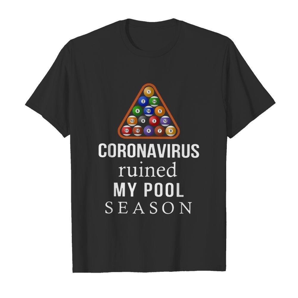 Billiard Coronavirus Ruined shirt