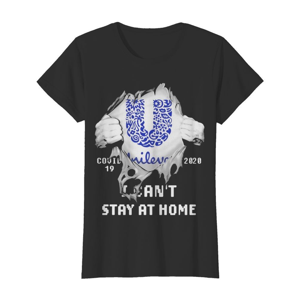 Blood inside me Unilever covid-19 2020 I can’t stay at home  Classic Women's T-shirt