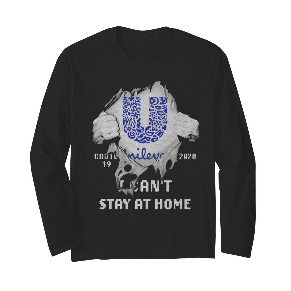 Blood inside me Unilever covid-19 2020 I can’t stay at home  Long Sleeved T-shirt 