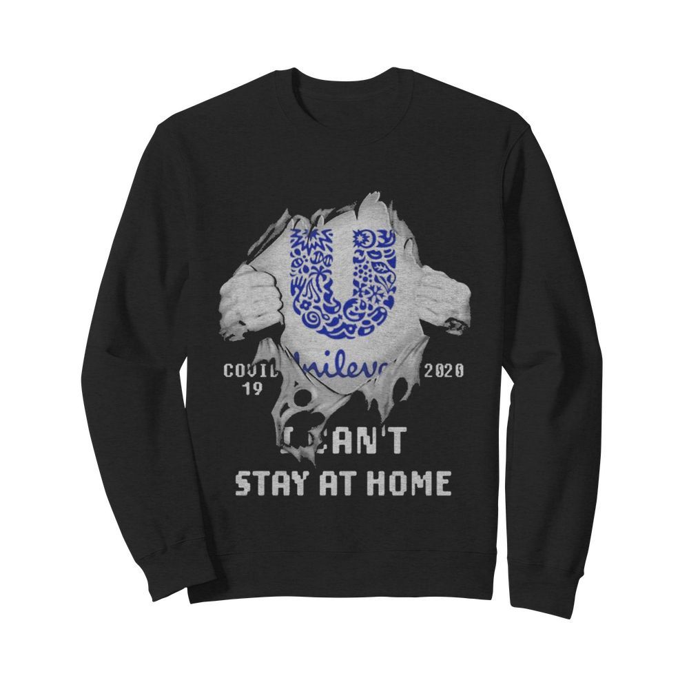 Blood inside me Unilever covid-19 2020 I can’t stay at home  Unisex Sweatshirt