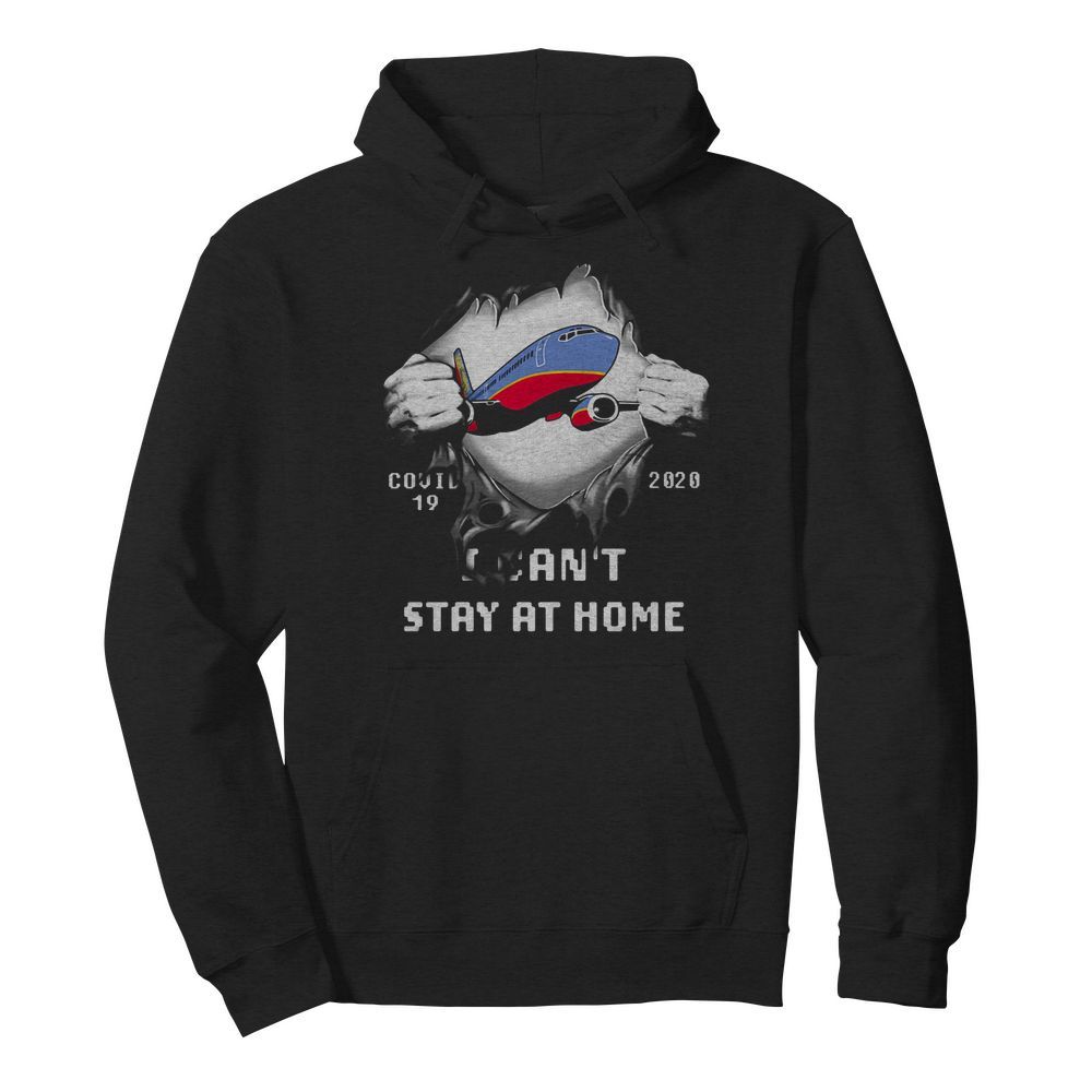 Blood inside planes covid-19 2020 i can’t stay at home  Unisex Hoodie