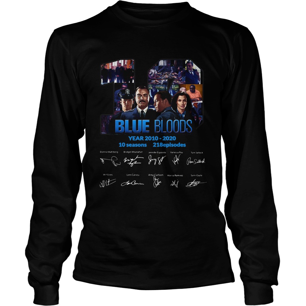 Blue Bloods Year 2010 2020 10 Seasons 218 Episodes  Long Sleeve