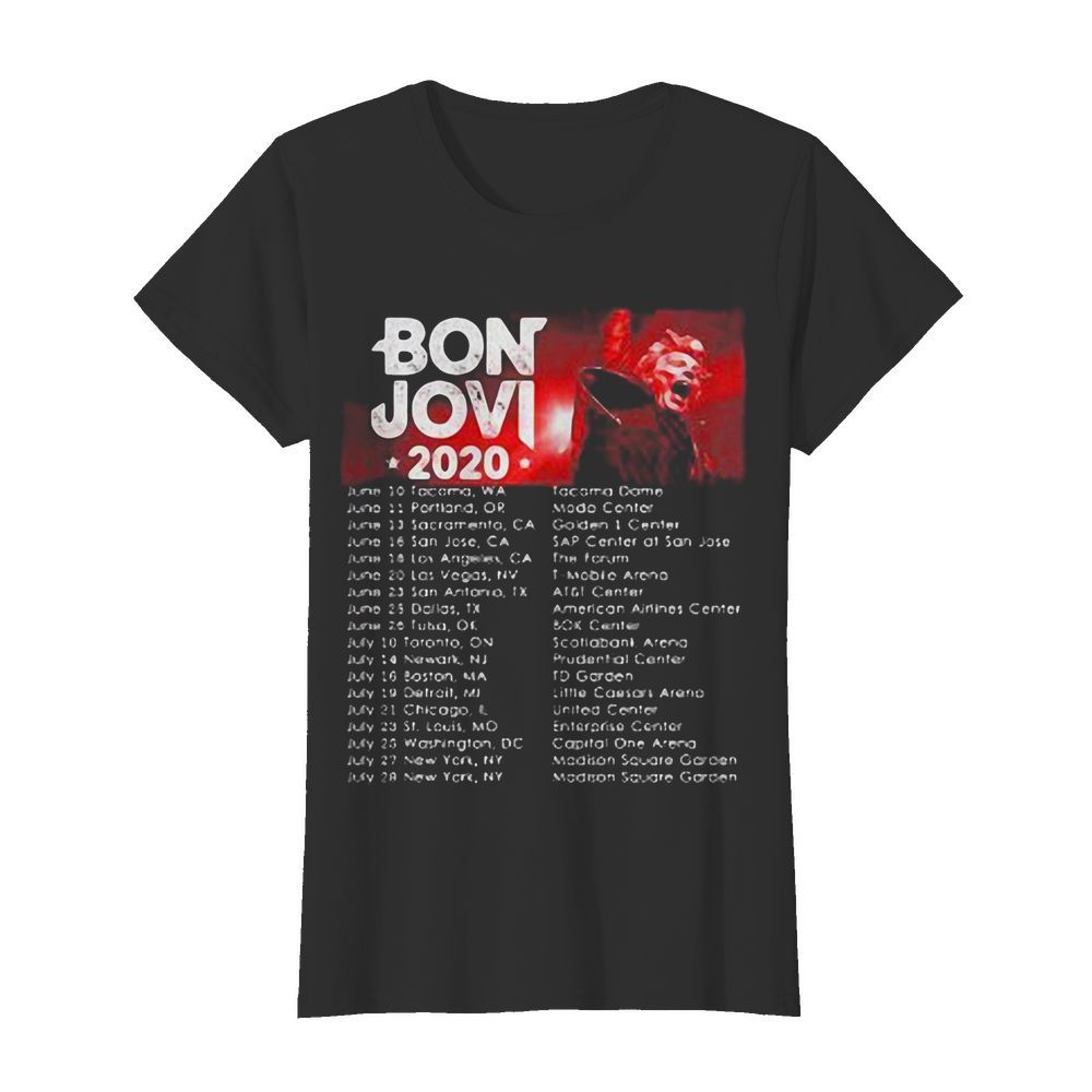 Bon jovi bryan adams 2020 star  Classic Women's T-shirt