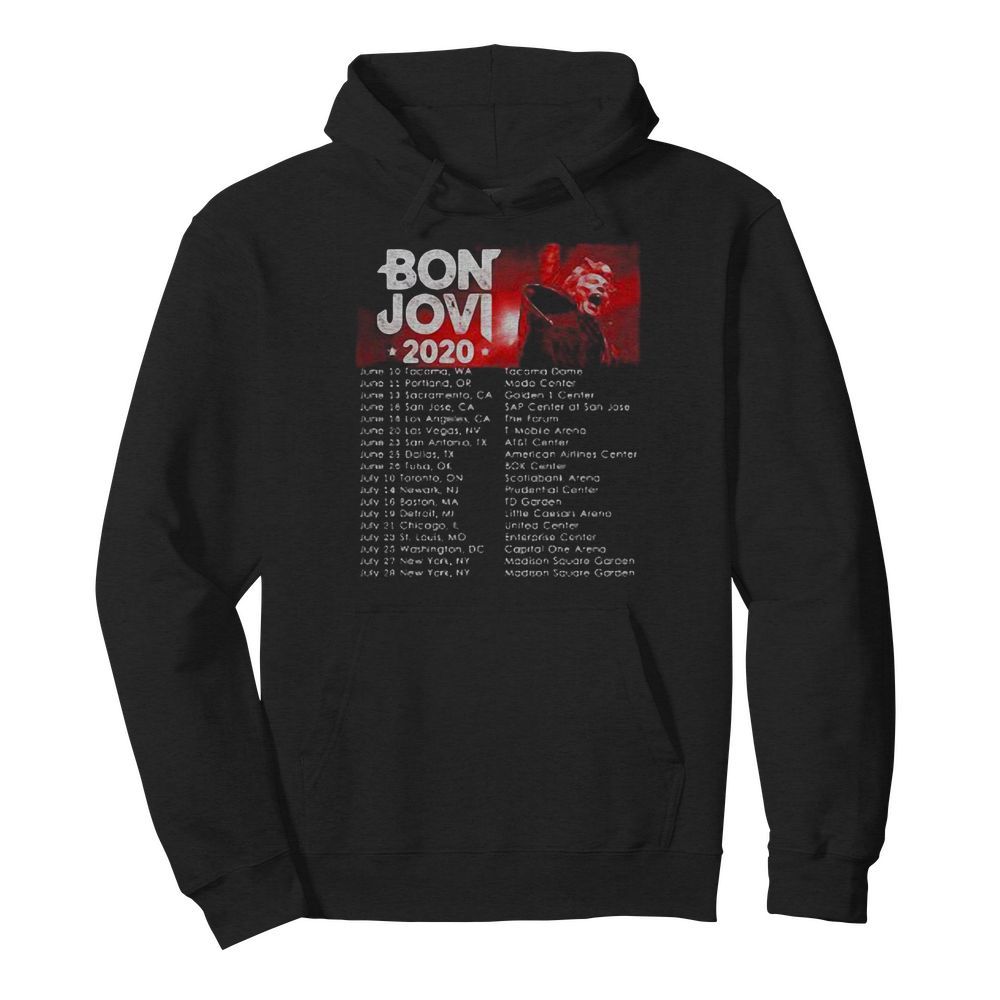 Bon jovi bryan adams 2020 star  Unisex Hoodie