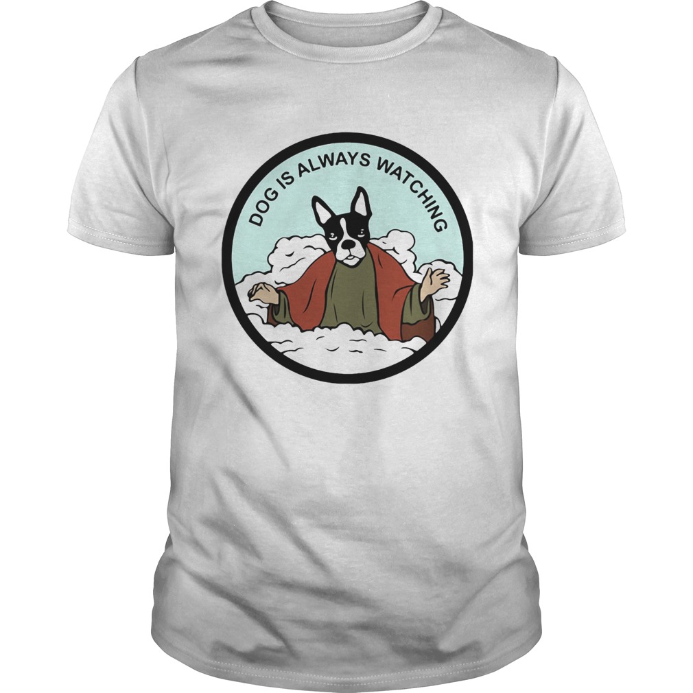 Boston Terrier dog is always watching shirt