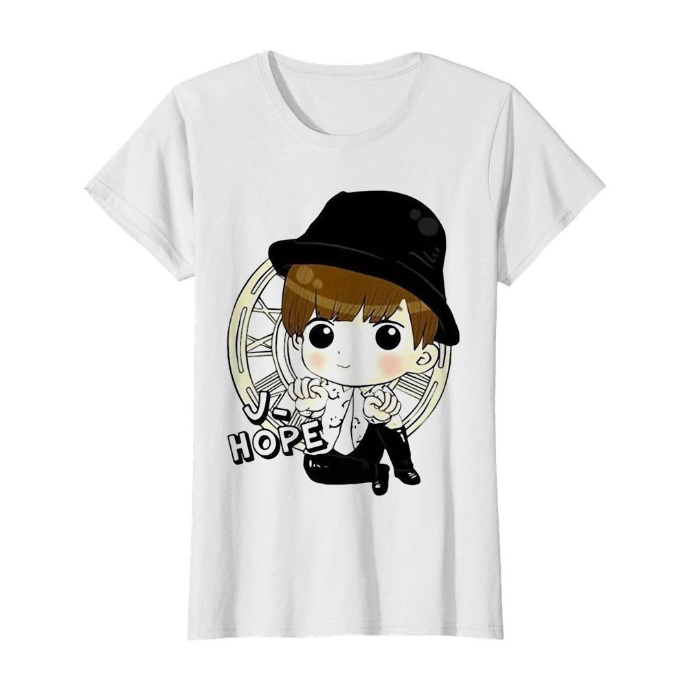 Bts bangtan boy same cartoon j-hope v rap monster  Classic Women's T-shirt