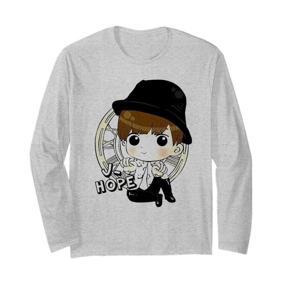 Bts bangtan boy same cartoon j-hope v rap monster  Long Sleeved T-shirt 