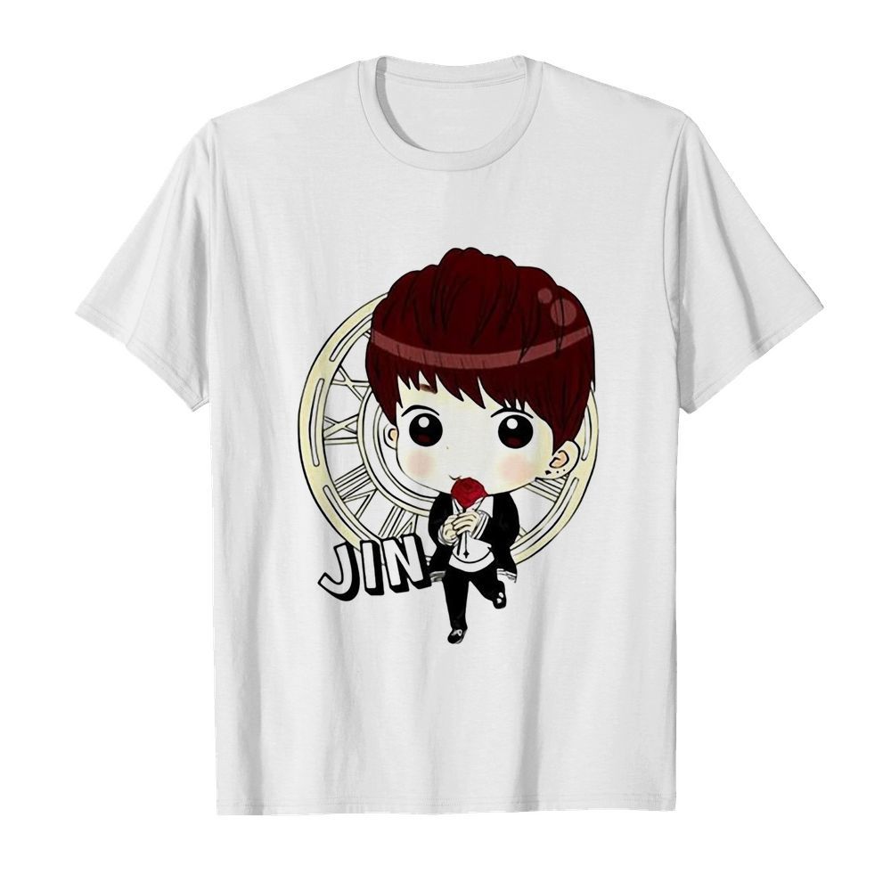 Bts bangtan boy same cartoon jin shirt