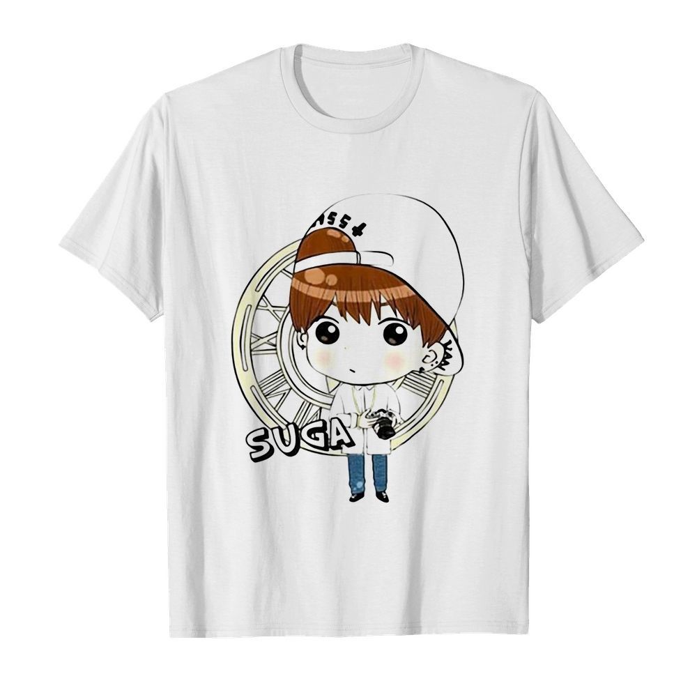 Bts bangtan boy same cartoon suga shirt