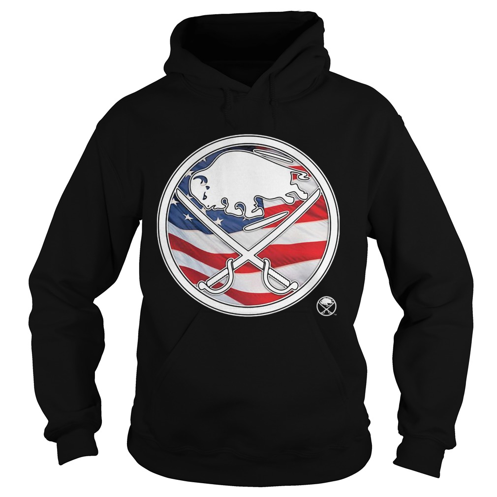 Buffalo Sabres American flag veteran Independence Day  Hoodie