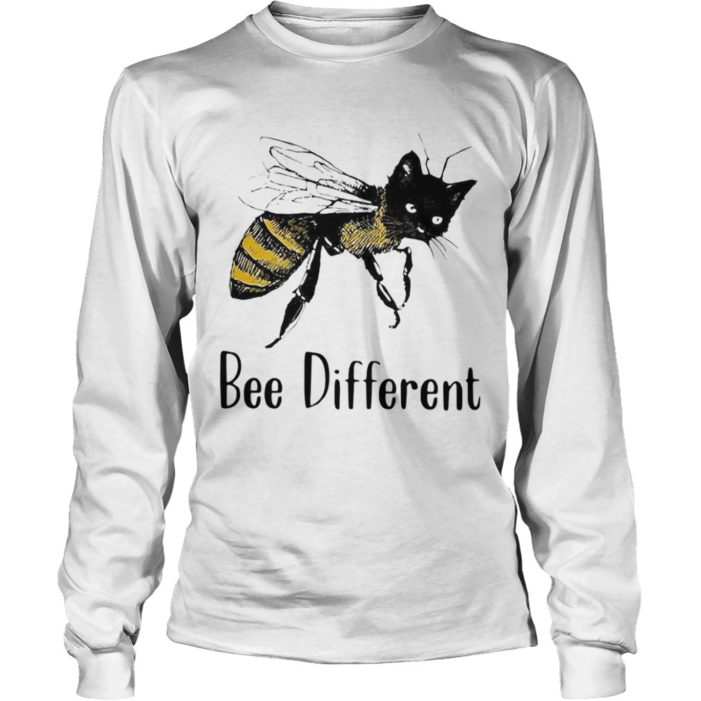 Cat Graphic Bee Diffirent  Long Sleeve