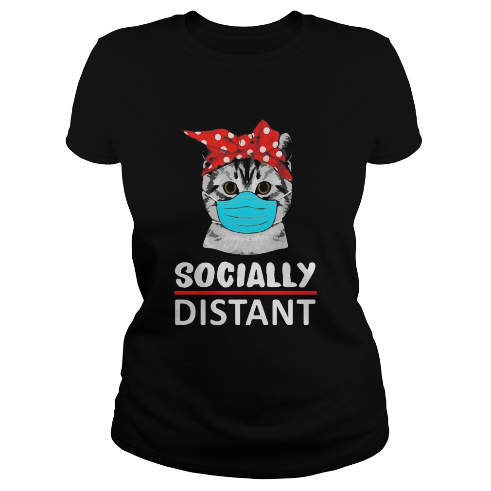 Cat mask social distant  Classic Ladies