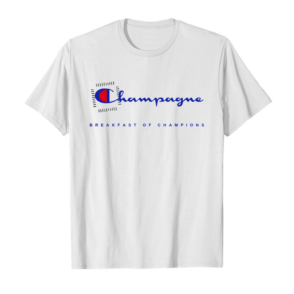 Champagne Breakfast Of Champions  Classic Men's T-shirt