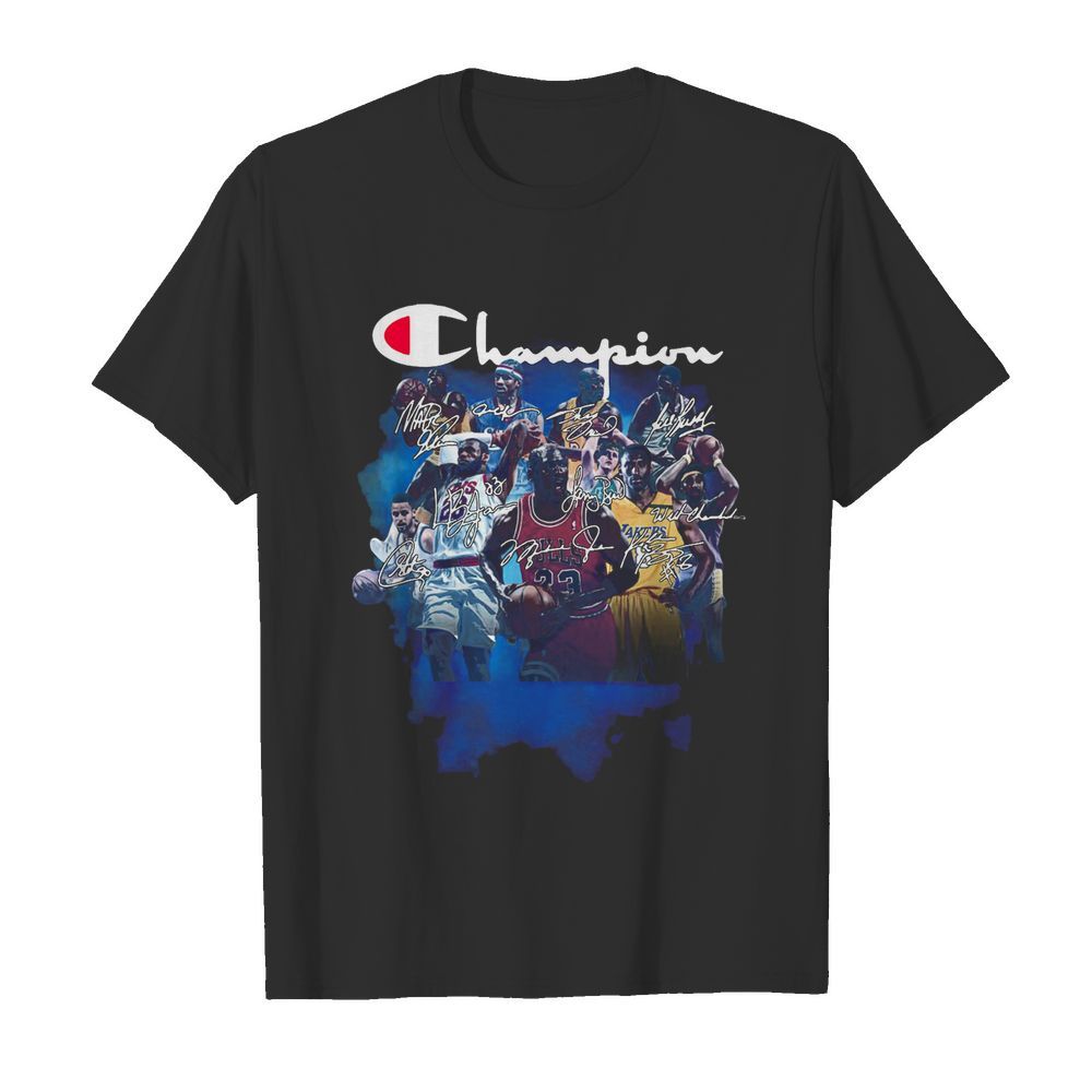 Champion All Legends Players Nba Signatures  Classic Men's T-shirt