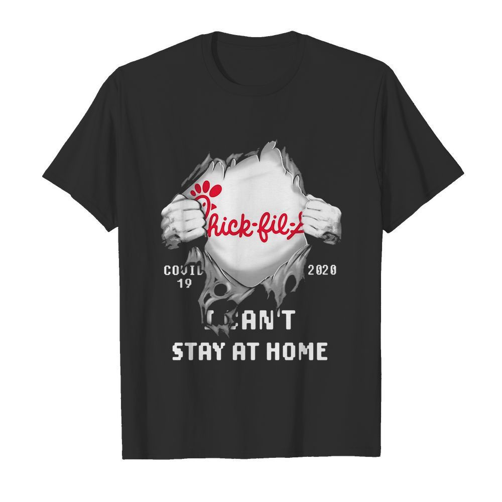 Chick Fil A Peach Bowl Covid-19 2020 I can’t stay at home hand shirt