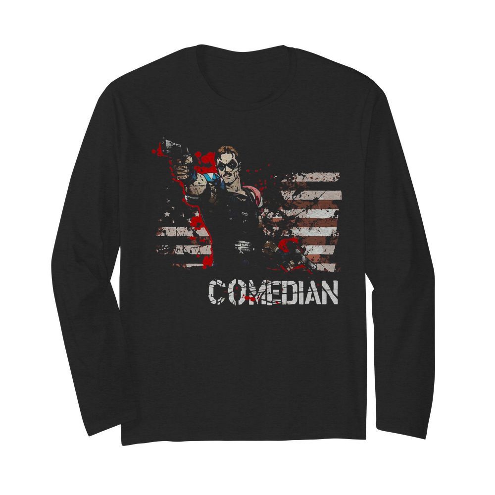 Comedian Watchmen  Long Sleeved T-shirt 