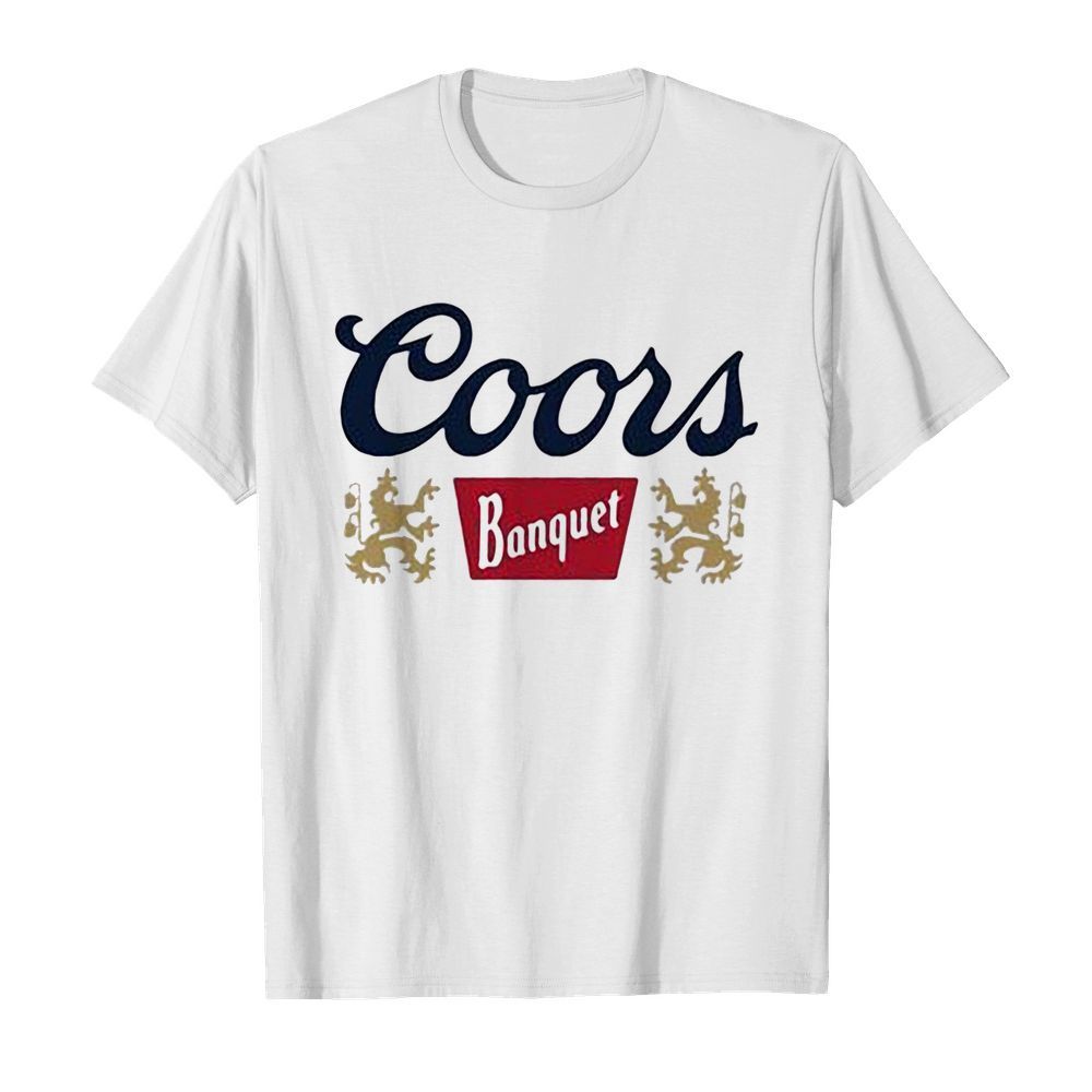 Coors banquet beer logo shirt