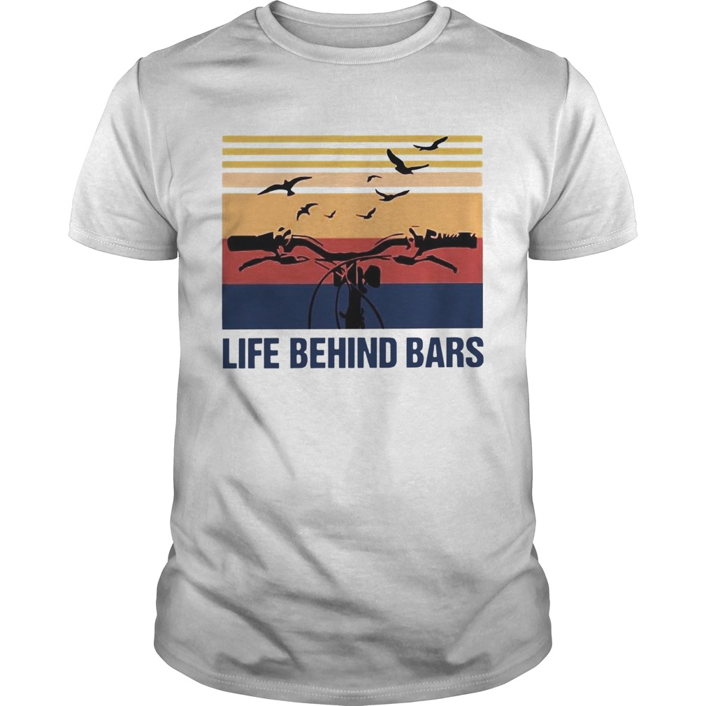 Cycling Life behind bars vintage shirt