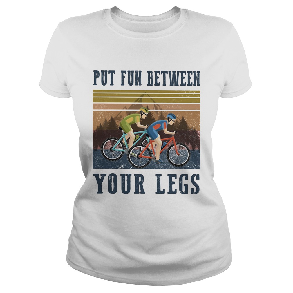 Cycling Put Fun Between Your Legs Vintage  Classic Ladies