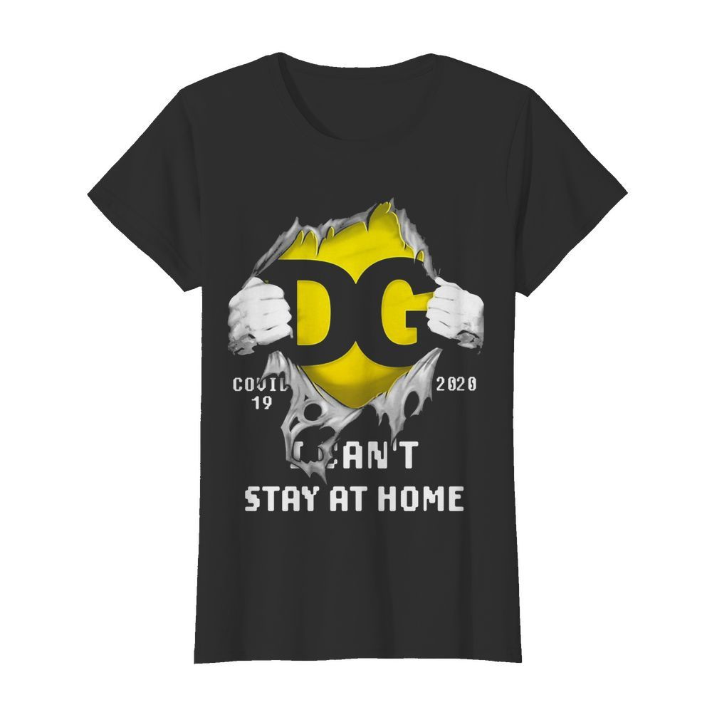 DG logo covid-19 2020 I can’t stay at home  Classic Women's T-shirt