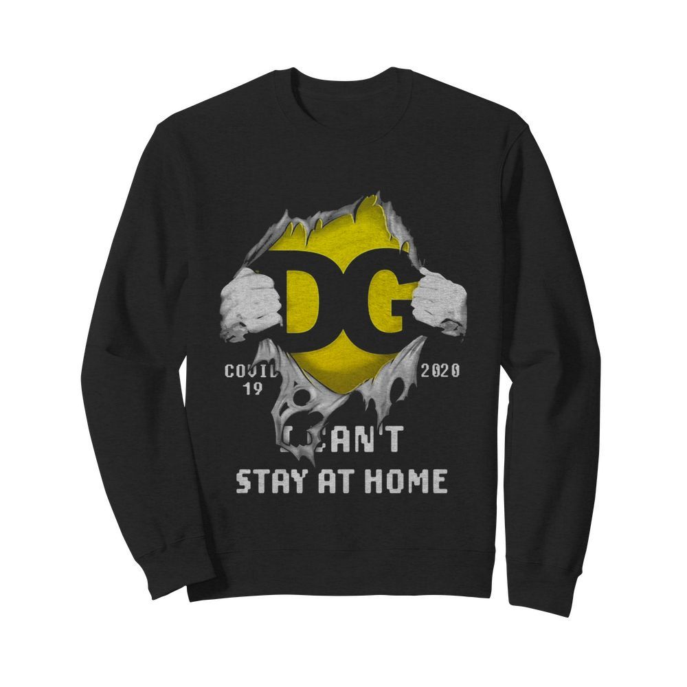 DG logo covid-19 2020 I can’t stay at home  Unisex Sweatshirt